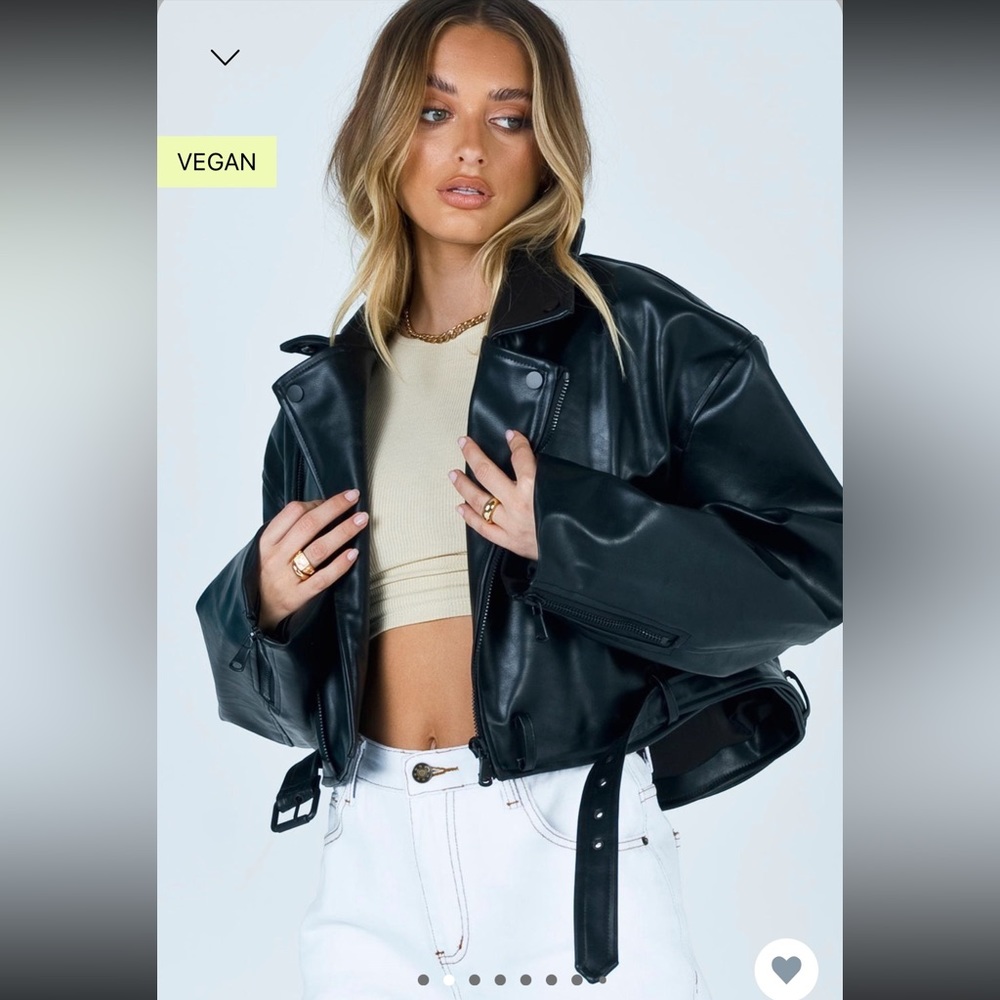 Princess Polly leather jacket